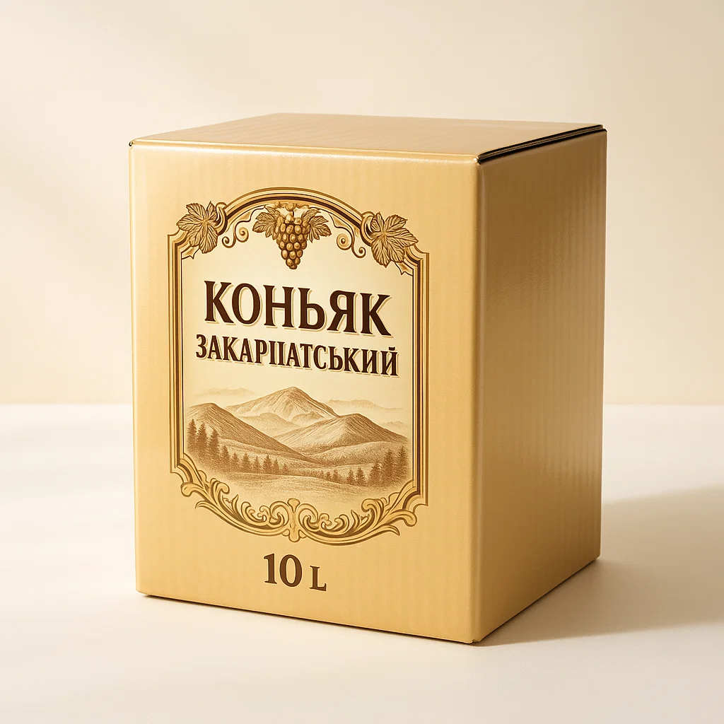 Коньяк Закарпатський Класичний 10 л