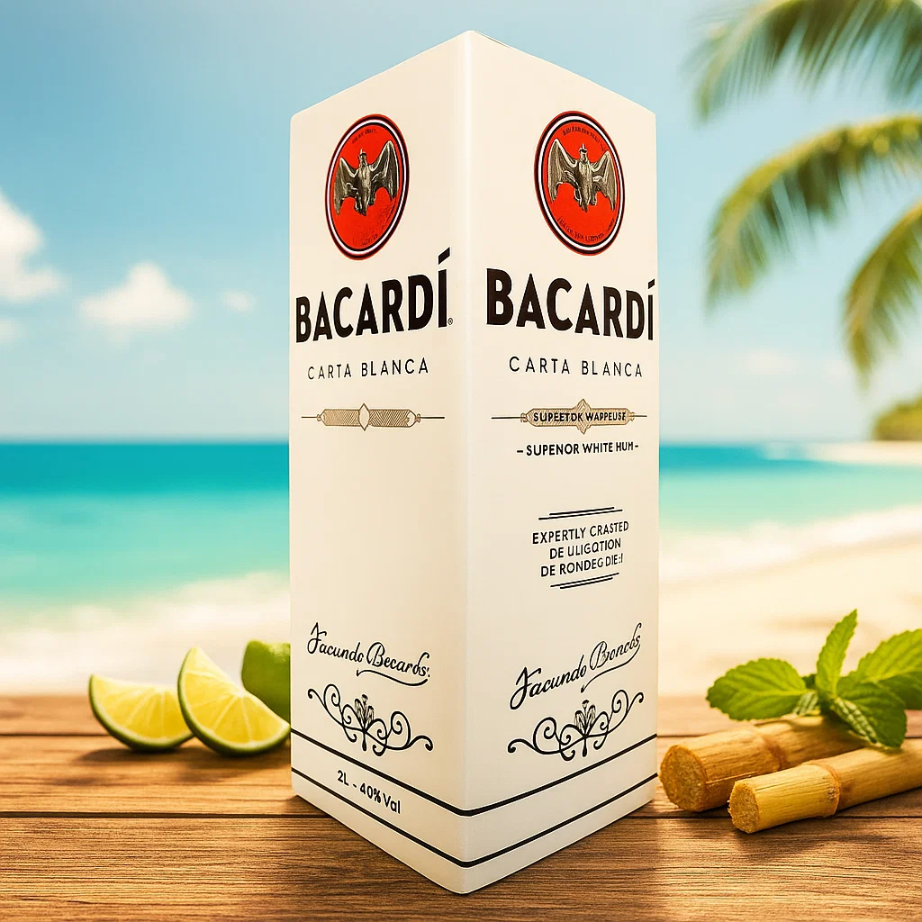 Ром «Bacardi Carta Blanca» 2 літри